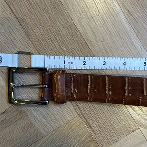 W Kleinberg leather belt